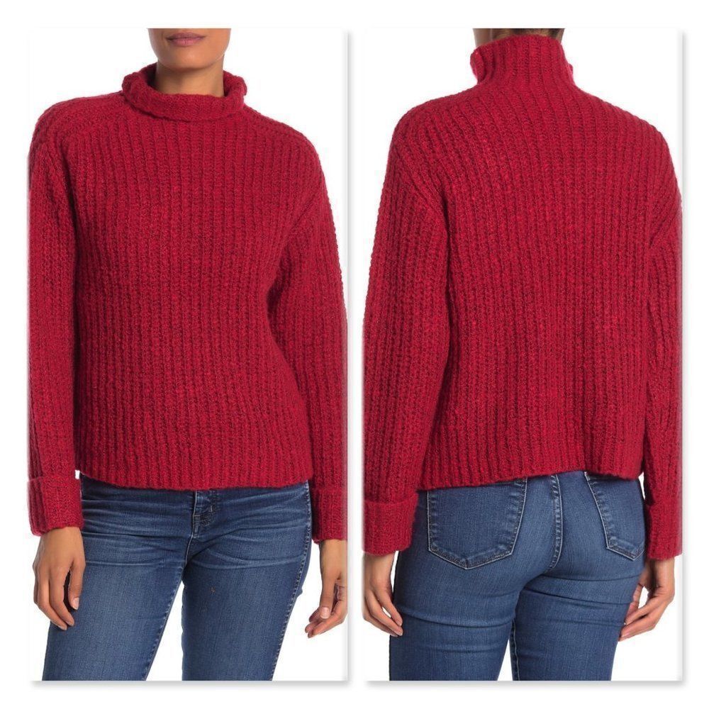 Abound Mock Neck Cozy Knit Pullover Sweater
